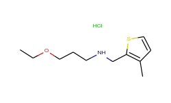 (3-ethoxy-propyl)-(3-methyl-thiophen-2-ylmethyl)-amine hydrochloride