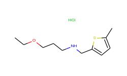 (3-ethoxy-propyl)-(5-methyl-thiophen-2-ylmethyl)-amine hydrochloride