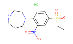 1-[4-(ethylsulfonyl)-2-nitrophenyl]homopiperazine hydrochloride