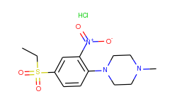1-[4-(ethylsulfonyl)-2-nitrophenyl]-4-methylpiperazine hydrochloride