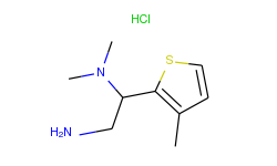 n-[2-amino-1-(3-methylthien-2-yl)ethyl]-n,n-dimethylamine hydrochloride