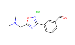 3-{5-[(dimethylamino)methyl]-1,2,4-oxadiazol-3-yl}benzaldehyde hydrochloride