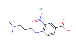 4-{[3-(dimethylamino)propyl]amino}-3-nitrobenzoic acid hydrochloride