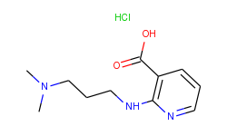 2-{[3-(dimethylamino)propyl]amino}nicotinic acid hydrochloride