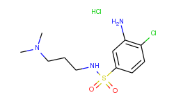 3-amino-4-chloro-n-[3-(dimethylamino)propyl]-benzenesulfonamide hydrochloride