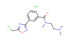3-[5-(chloromethyl)-1,2,4-oxadiazol-3-yl]-n-[2-(di methylamino)ethyl]-n-methylbenzamide hydrochlorid