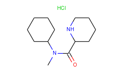 n-cyclohexyl-n-methyl-2-piperidinecarboxamide hydrochloride