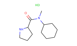 n-cyclohexyl-n-methyl-2-pyrrolidinecarboxamide hydrochloride