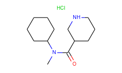 n-cyclohexyl-n-methyl-3-piperidinecarboxamide hydrochloride