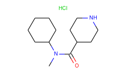 n-cyclohexyl-n-methyl-4-piperidinecarboxamide hydrochloride