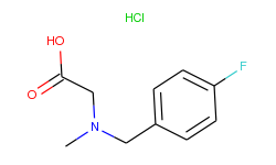 [(4-fluoro-benzyl)-methyl-amino]-acetic acid hydrochloride