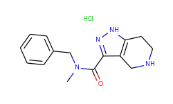 n-benzyl-n-methyl-4,5,6,7-tetrahydro-1h-pyrazolo-[4,3-c]pyridine-3-carboxamide hydrochloride