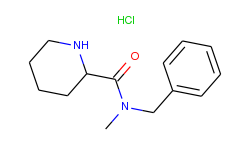 n-benzyl-n-methyl-2-piperidinecarboxamide hydrochloride