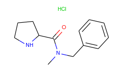 n-benzyl-n-methyl-2-pyrrolidinecarboxamide hydrochloride