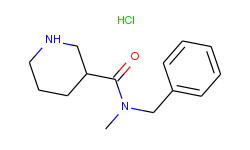 n-benzyl-n-methyl-3-piperidinecarboxamide hydrochloride