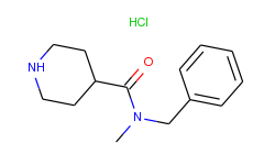 n-benzyl-n-methyl-4-piperidinecarboxamide hydrochloride