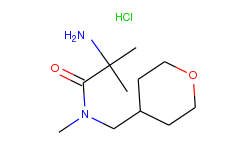 2-amino-n,2-dimethyl-n-(tetrahydro-2h-pyran-4-ylmethyl)propanamide hydrochloride