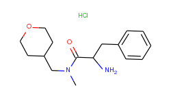 2-amino-n-methyl-3-phenyl-n-(tetrahydro-2h-pyran-4-ylmethyl)propanamide hydrochloride