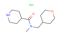 n-methyl-n-(tetrahydro-2h-pyran-4-ylmethyl)-4-piperidinecarboxamide hydrochloride