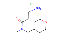 3-amino-n-methyl-n-(tetrahydro-2h-pyran-4-ylmethyl)propanamide hydrochloride
