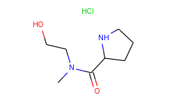 n-(2-hydroxyethyl)-n-methyl-2-pyrrolidinecarboxamide hydrochloride