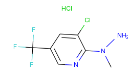 3-chloro-2-(1-methylhydrazino)-5-(trifluoromethyl) pyridine hydrochloride