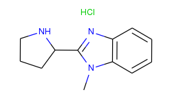1-methyl-2-pyrrolidin-2-yl-1h-benzoimidazole hydrochloride