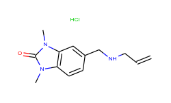 5-allylaminomethyl-1,3-dimethyl-1,3-dihydro-benzoimidazol-2-one hydrochloride