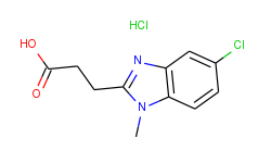 3-(5-chloro-1-methyl-1h-benzoimidazol-2-yl)-propionic acid hydrochloride