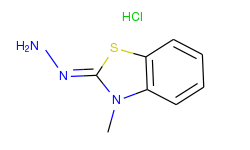 2(3H)-Benzothiazolone, 3-methyl-, hydrazone, monohydrochloride
