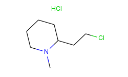 2-(2-chloroethyl)-1-methylpiperidine hydrochloride