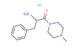 2-amino-1-(4-methyl-1-piperazinyl)-3-phenyl-1-propanone hydrochloride