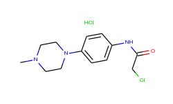 2-chloro-n-[4-(4-methyl-piperazin-1-yl)-phenyl]-acetamide hydrochloride