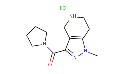 1-methyl-3-(pyrrolidin-1-ylcarbonyl)-4,5,6,7-tetra hydro-1h-pyrazolo[4,3-c]pyridine hydrochloride