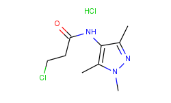3-chloro-n-(1,3,5-trimethyl-1h-pyrazol-4-yl)-propionamide hydrochloride