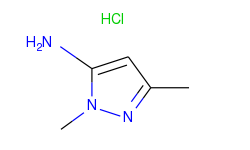 1H-Pyrazol-5-amine, 1,3-dimethyl-, monohydrochloride
