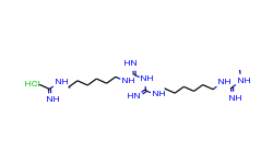 poly(iminocarbonimidoyliminocarbonimidoylimino-1,6-hexanediyl) hydrochloride