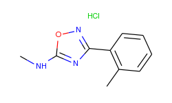 [3-(2-methylphenyl)-1,2,4-oxadiazol-5-yl]-methylamine hydrochloride