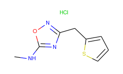 [3-(thien-2-ylmethyl)-1,2,4-oxadiazol-5-yl]-methylamine hydrochloride