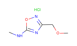 [3-(methoxymethyl)-1,2,4-oxadiazol-5-yl]-methylamine hydrochloride