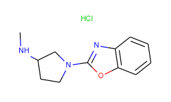 [1-(1,3-benzoxazol-2-yl)pyrrolidin-3-yl]-methylamine hydrochloride
