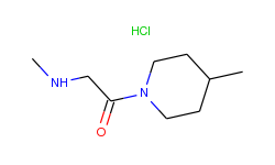 2-(methylamino)-1-(4-methyl-1-piperidinyl)-1-ethanone hydrochloride