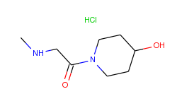 1-(4-hydroxy-1-piperidinyl)-2-(methylamino)-1-ethanone hydrochloride