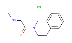 1-[3,4-dihydro-2(1h)-isoquinolinyl]-2-(methylamino)-1-ethanone hydrochloride