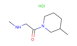 2-(methylamino)-1-(3-methyl-1-piperidinyl)-1-ethanone hydrochloride