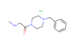 1-(4-benzyl-1-piperazinyl)-2-(methylamino)-1-ethanone hydrochloride