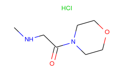 2-(methylamino)-1-(4-morpholinyl)-1-ethanone hydrochloride