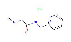 2-(methylamino)-n-(2-pyridinylmethyl)acetamide hydrochloride