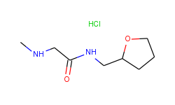 2-(methylamino)-n-(tetrahydro-2-furanylmethyl)-acetamide hydrochloride