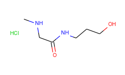 n-(3-hydroxypropyl)-2-(methylamino)acetamide hydrochloride